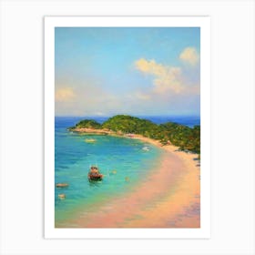 Kata Beach Phuket Thailand Monet Style Art Print