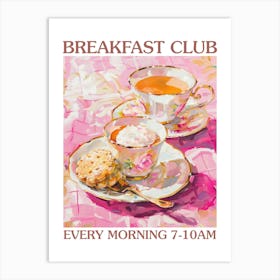 Breakfast Club Tea And Biscuits 2 Art Print