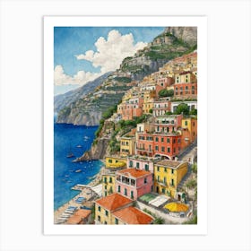 Positano Art Print