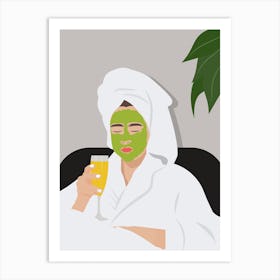 Spa Day Art Print