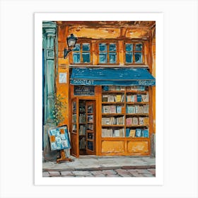 Budapest Book Nook Bookshop 2 Art Print