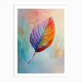 Rainbow Leaf 6 Art Print