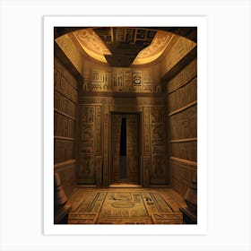 Egyptian Room 1 Art Print