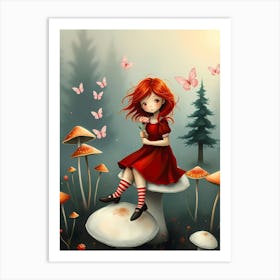 Little Red Riding Hood Art Print