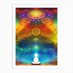 Meditation In Space 1 Art Print