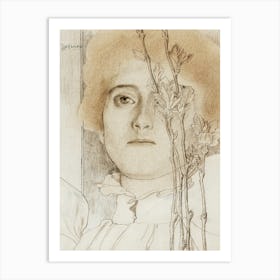 Portrait Of An Unknown Woman (1868–1928), Jan Toorop Art Print