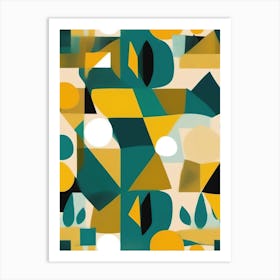 Abstract Geometric Pattern 4 Art Print