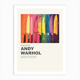 Museum Poster Inspired By Andy Warhol 13 Art Print