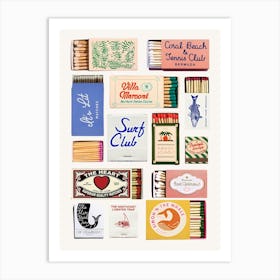 Matchboxes 1 Art Print