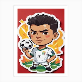 Soccer Player Art Print