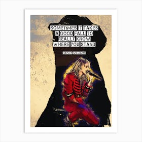 Hayley Williams Quotes Art Print