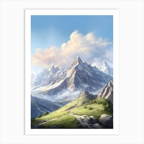 Mountain Landscape 5 Art Print