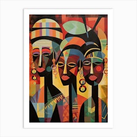 African tribe Art Print