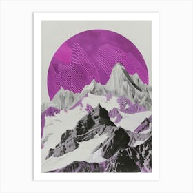 Purple Mountains 5 Art Print