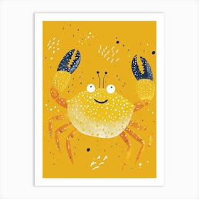 Yellow Crab 6 Art Print