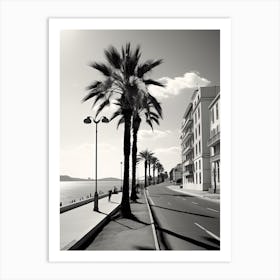 Nice, France, Photography In Black And White 3 Art Print