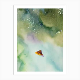 Sea Butterfly Storybook Watercolour Art Print
