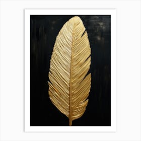 Gold Leaf 1 Art Print