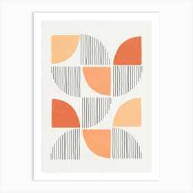 Abstract Shapes - L01 Art Print