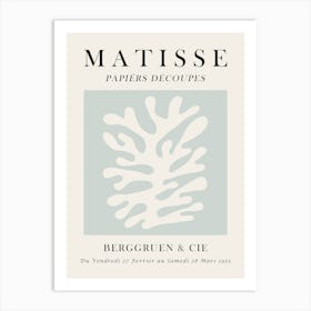 Matisse organic floral 5 Art Print