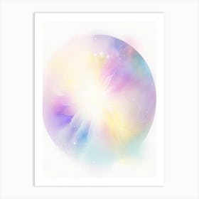 White Dwarf Gouache Space Art Print