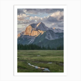 Sunrise At Elk Mountain Art Print