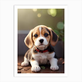 Beagle Puppy 3 Art Print