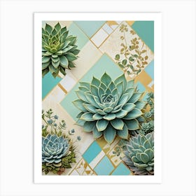 Succulents no3 Poster