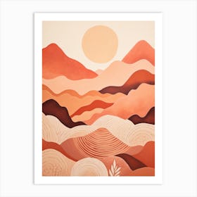 Desert Landscape 1 Art Print