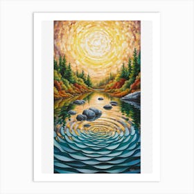 Hypnotic Tranquility Art Print