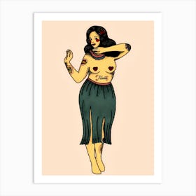 Hawaiian Girl 1 Art Print