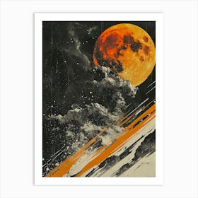 space moon Art Print