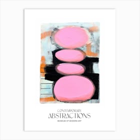Pink Pop Painting Abstract 3 Exhibition Poster Art Print