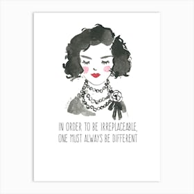 Different Like Coco Art Print