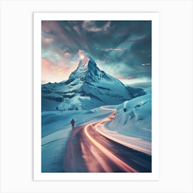 Snowcapped Art Print
