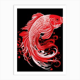 Koi Fish 4 Art Print