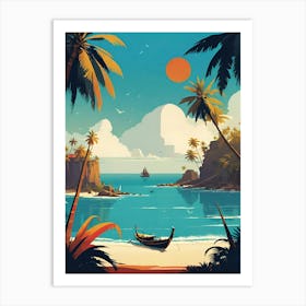 Tropical Island Art Print