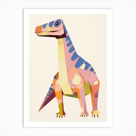 Nursery Dinosaur Art Sinraptor 2 Art Print