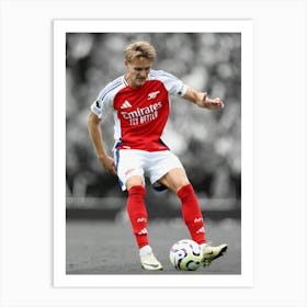 Martin Odegaard Of Arsenal Art Print