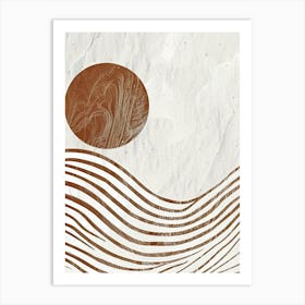 Sand And Waves, Bauhaus Art Print