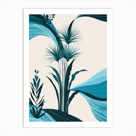 Abstract Tropical Pattern Art Print