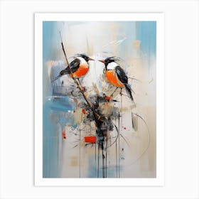 Bird Abstract Expression 4 Art Print