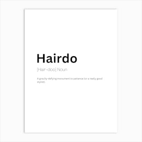 Hairdo Definition Meaning Affiche