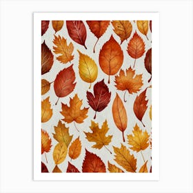 Autumn Leaves 7 Art Print