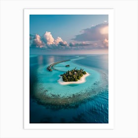 Maldives Island 2 Art Print