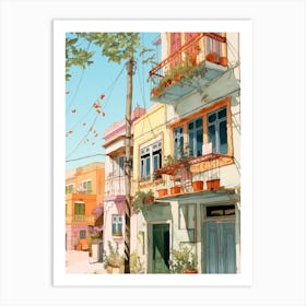 Izmir Turkey 7 Illustration Art Print