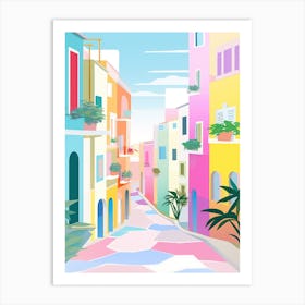 Anzio, Italy Colourful View 2 Art Print