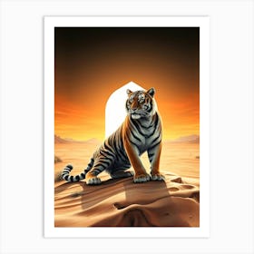 Wild Animal Creative Portrait 2 Art Print