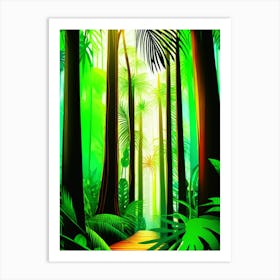 Tropical Forest Art Print