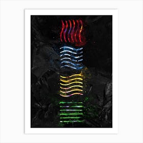 Four Five Elements Vert Art Print